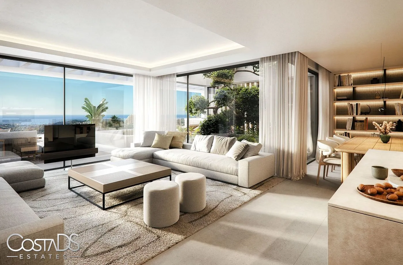 LUXURY 2, 3 AND 4 BEDROOM APARTMENTS NEAR LAGOON, WITH SPA & TROPICAL GARDENS IN CASARES, COSTA DEL SOL, SPAIN, Estepona, Spain