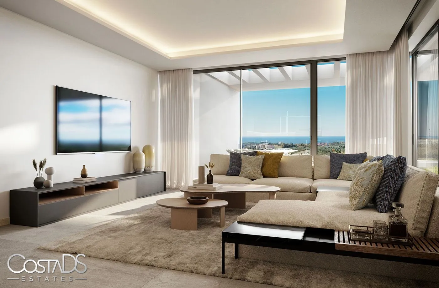 LUXURY 2, 3 AND 4 BEDROOM APARTMENTS NEAR LAGOON, WITH SPA & TROPICAL GARDENS IN CASARES, COSTA DEL SOL, SPAIN Gallery 6