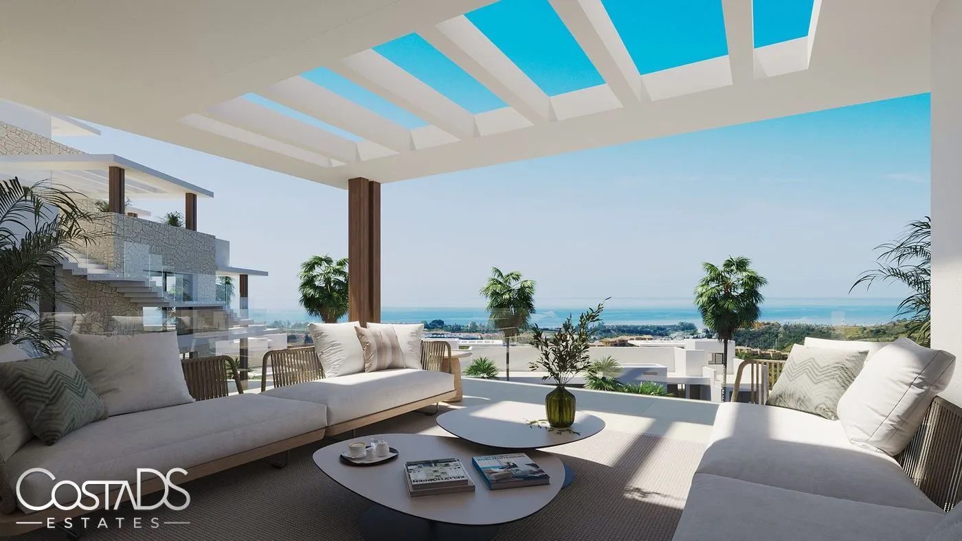 MODERN SEA VIEW 2, 3 AND 4 BEDROOM APARTMENTS WITH SPA, POOLS & GARDENS IN ESTEPONA’S PRESTIGIOUS LA RESINA AREA, MALAGA, SPAIN, Estepona, Spain